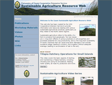 Tablet Screenshot of guamsustainableag.org